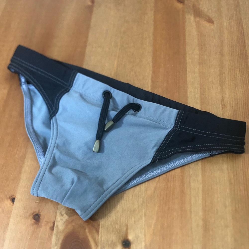 Cute Grey and Black Marcuse Swim Bikini